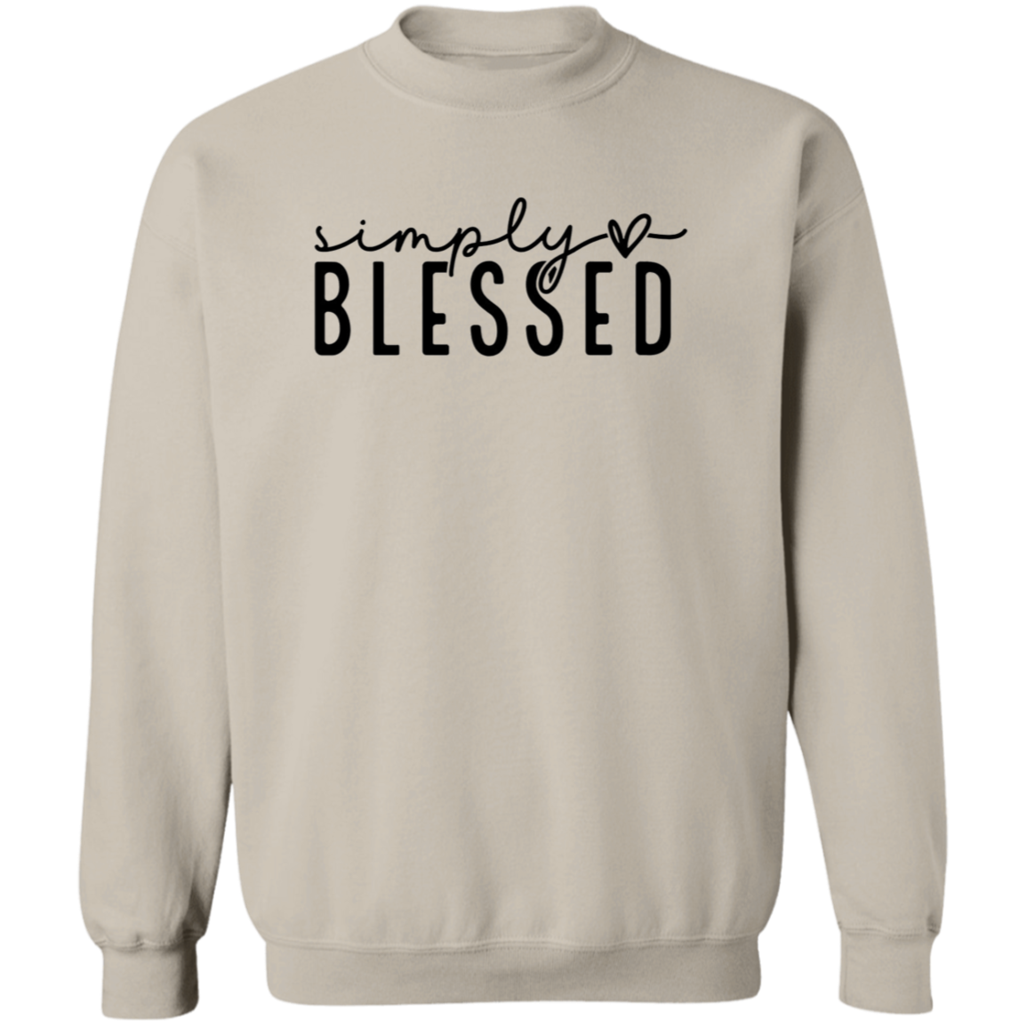 Simply Blessed pullover sweatshirt Christian apparel