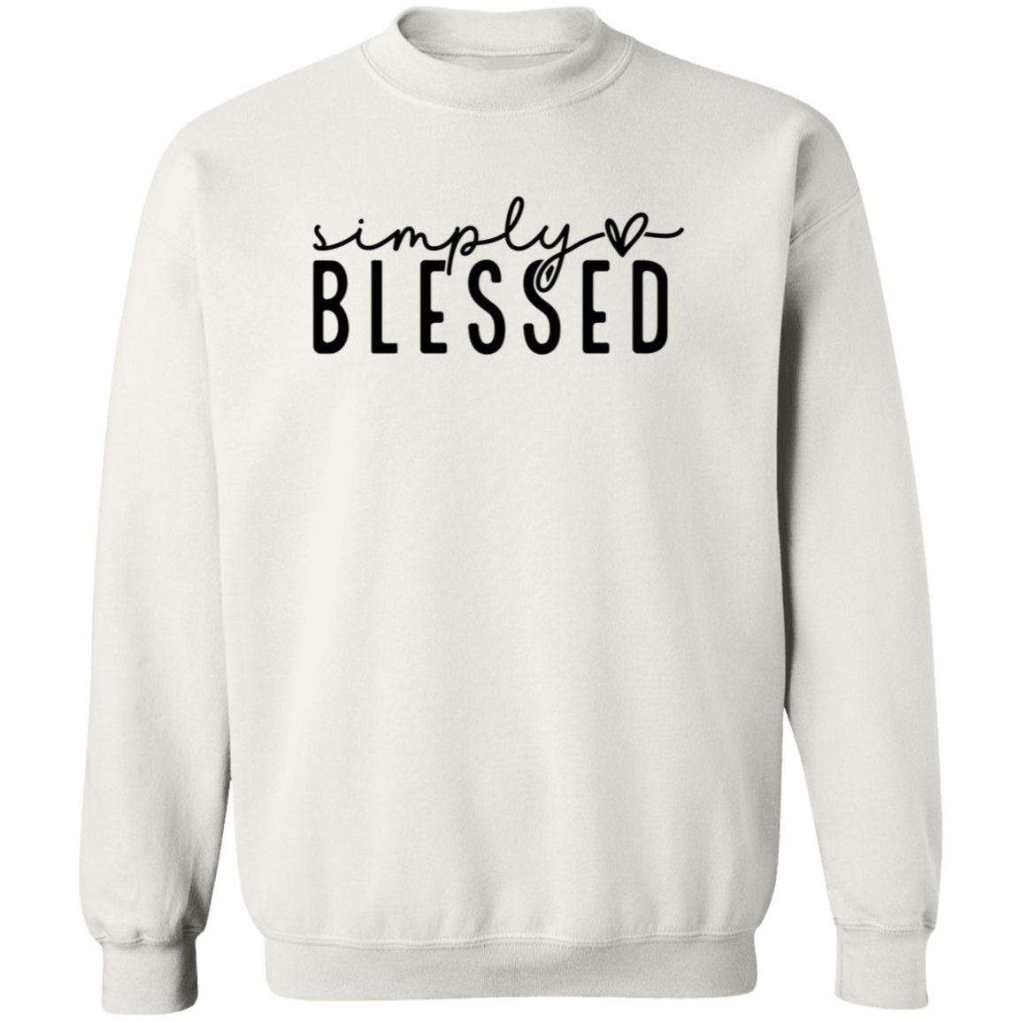 Simply Blessed pullover sweatshirt Christian apparel