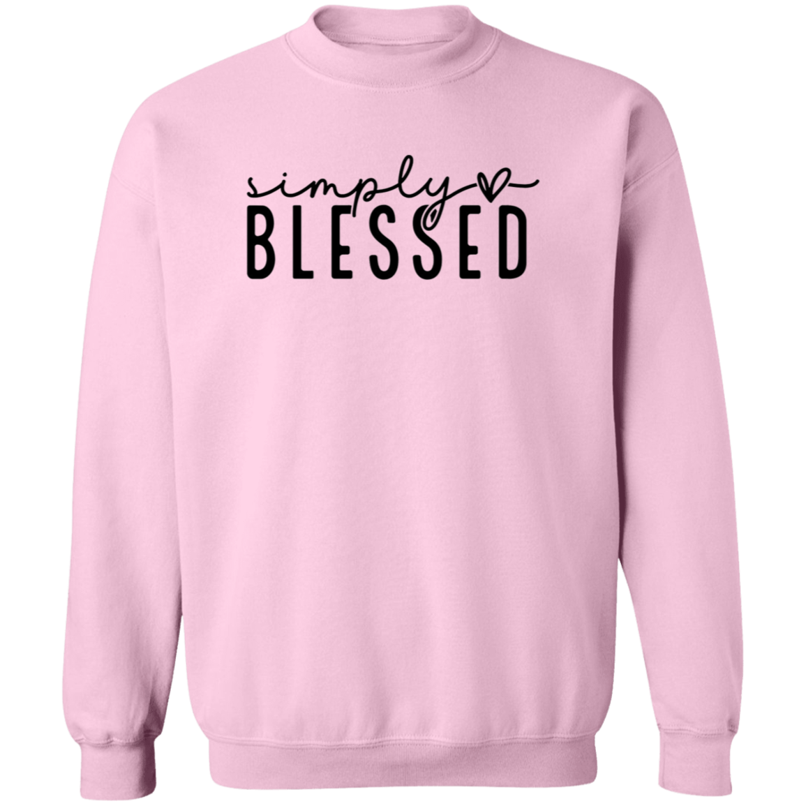 Simply Blessed pullover sweatshirt Christian apparel