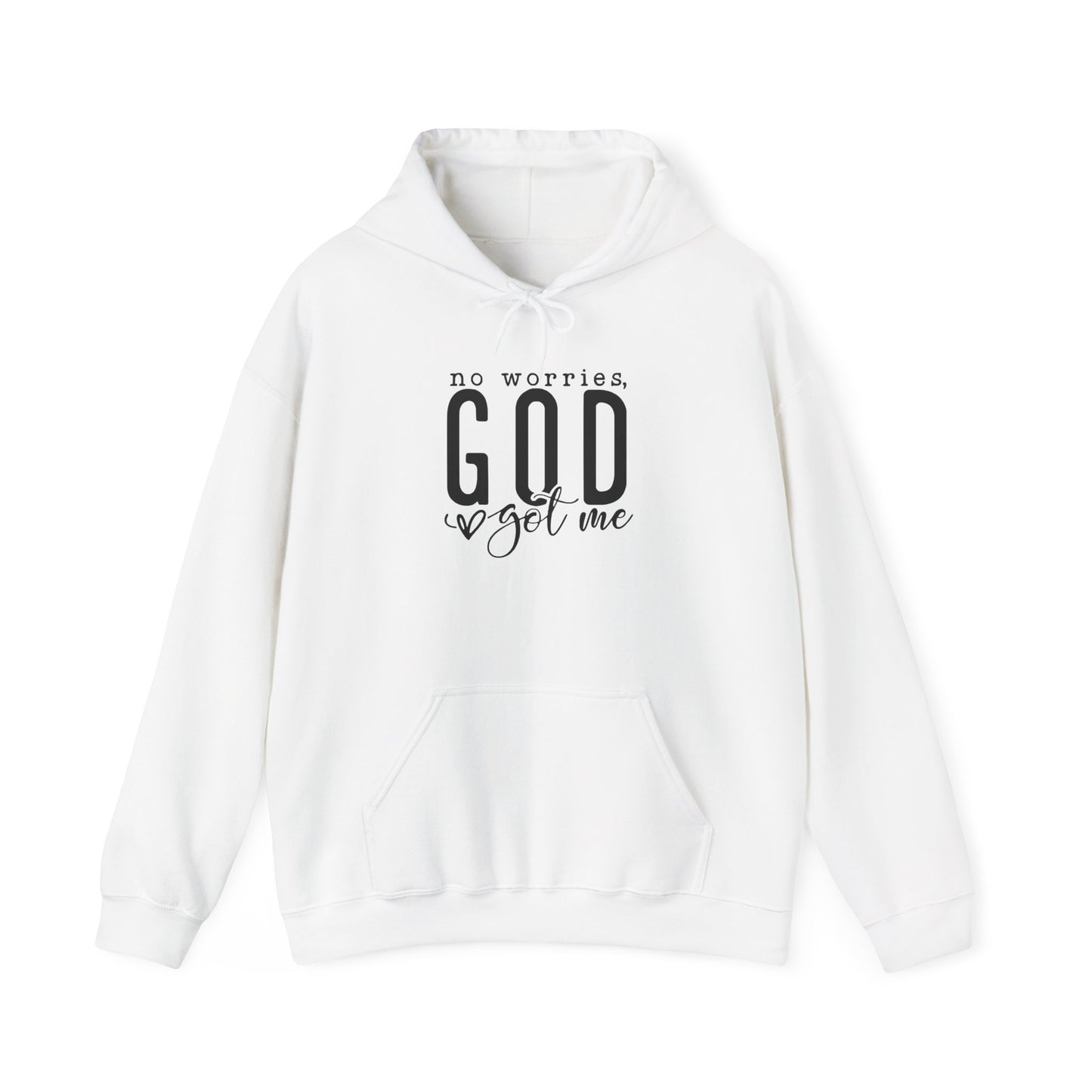 No worries God got me Hoodie 8 oz (Closeout)