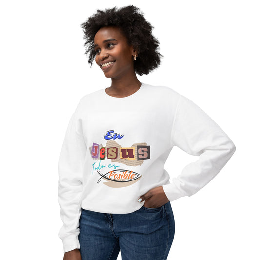 Jesus crewneck sweatshirt Christian unisex faith apparel
