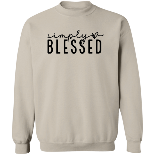 Simply Blessed pullover sweatshirt Christian apparel