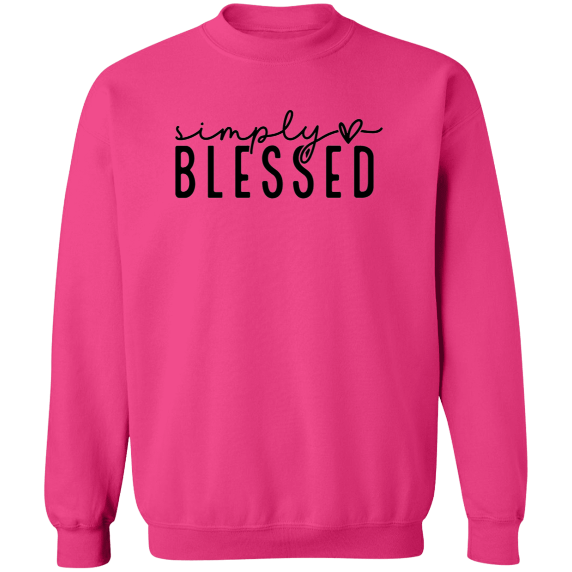 Simply Blessed pullover sweatshirt Christian apparel