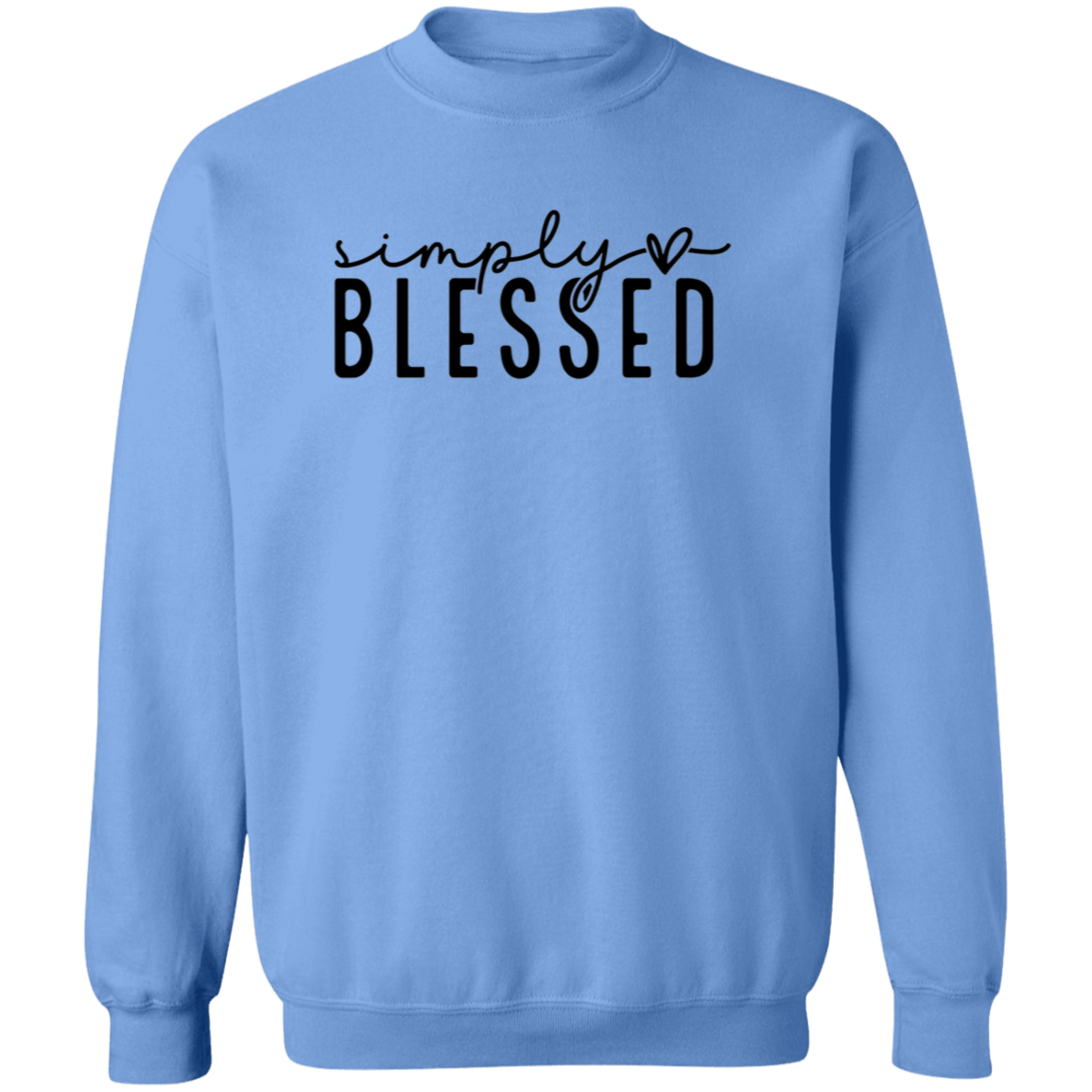 Simply Blessed pullover sweatshirt Christian apparel