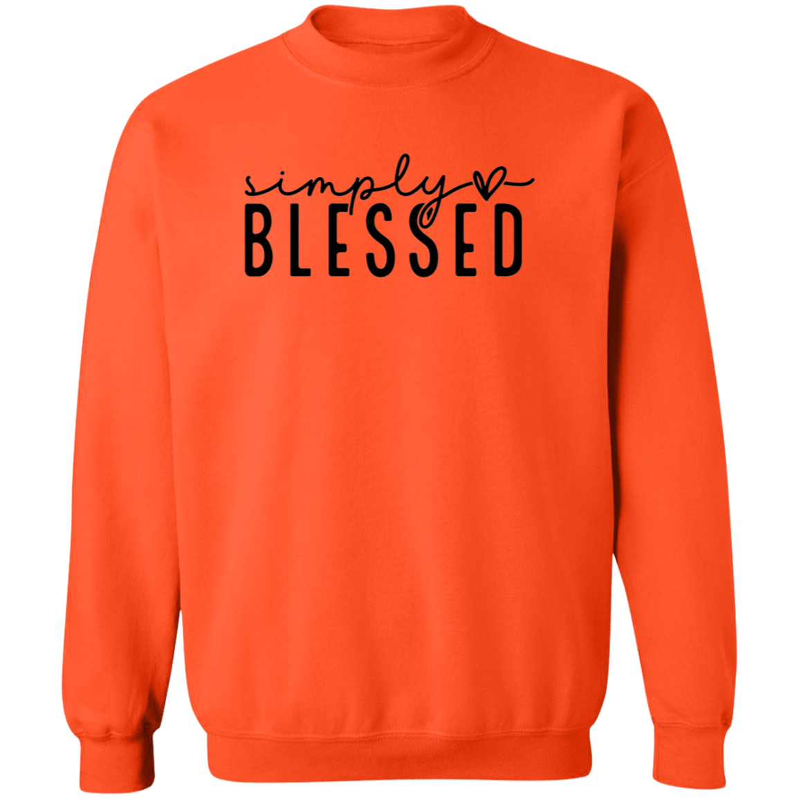 Simply Blessed pullover sweatshirt Christian apparel
