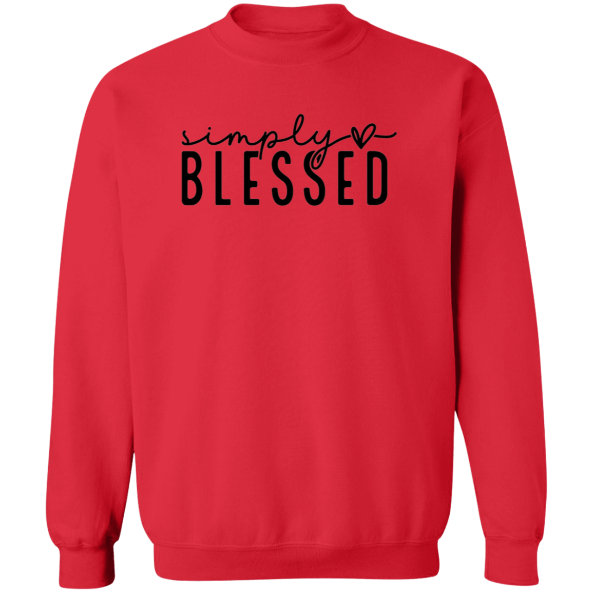 Simply Blessed pullover sweatshirt Christian apparel